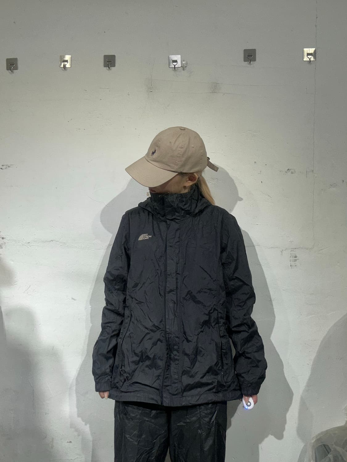 노스페이스 블랙 하이벤트 오버핏 바람막이 자켓 L 상품이미지2