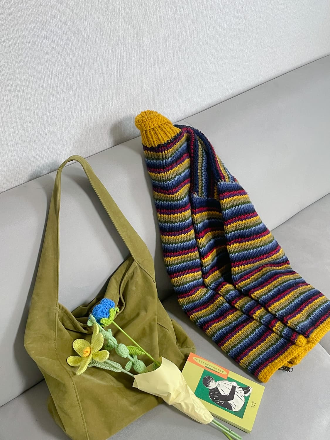 ARTESANIA 에스닉 핸드메이드 니트 가디건 상품이미지3