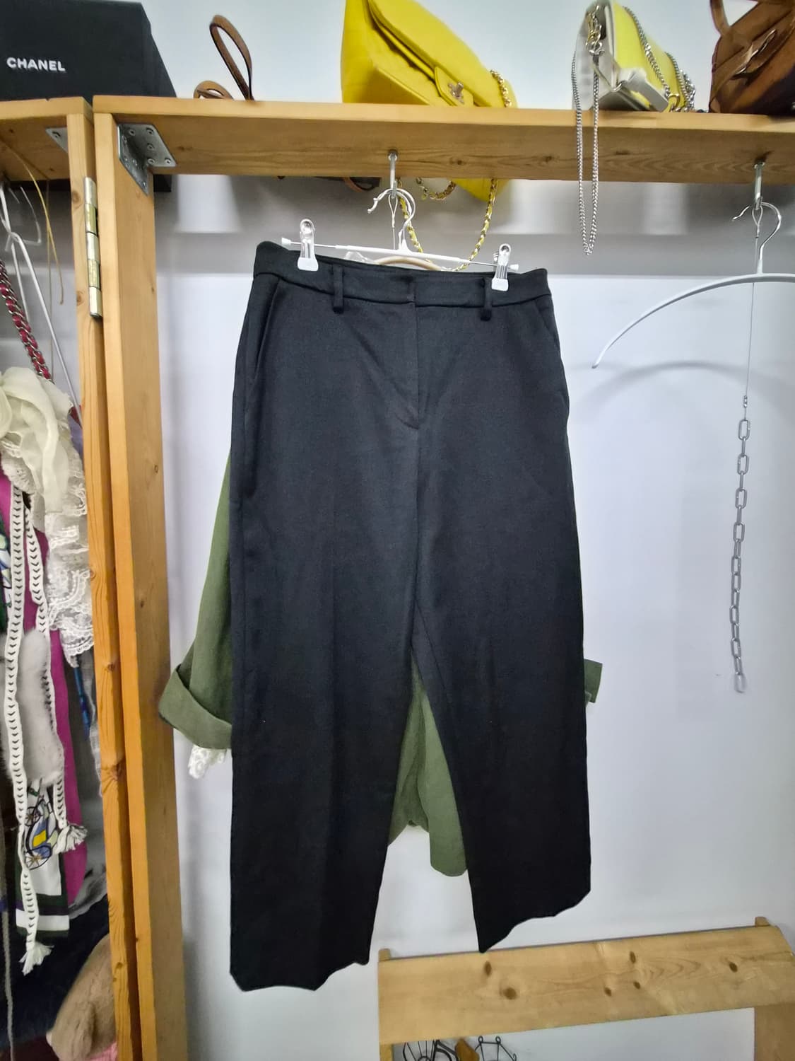 톰보이 라운드  아웃포켓 아우터. 톰보이 스판팬츠 상품이미지7