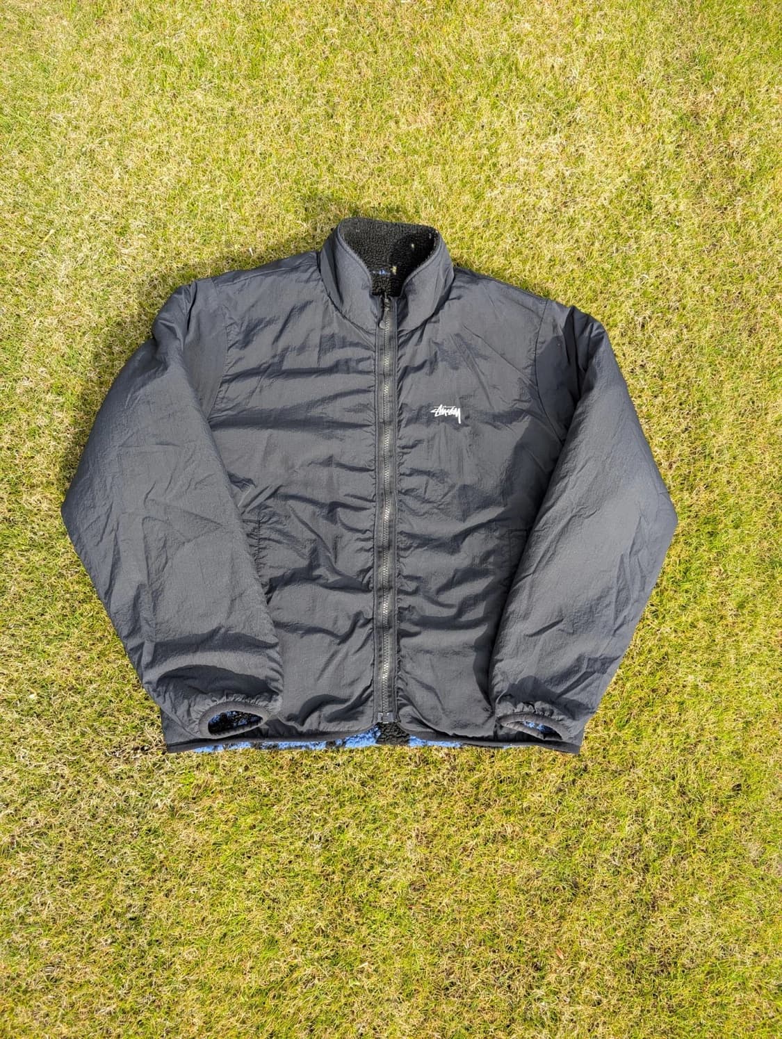 스투시 갤럭시 리버시블 플리스 자켓 블랙 상품이미지5