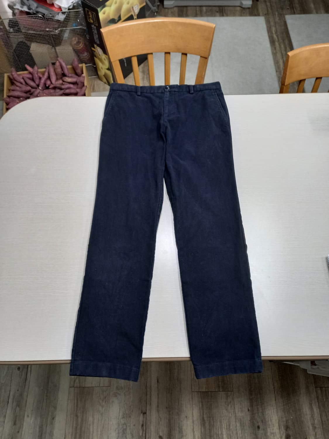 32 BEANPOLE 가을겨울용 스판 슬림일자 치노 네이비 32-350 상품이미지1