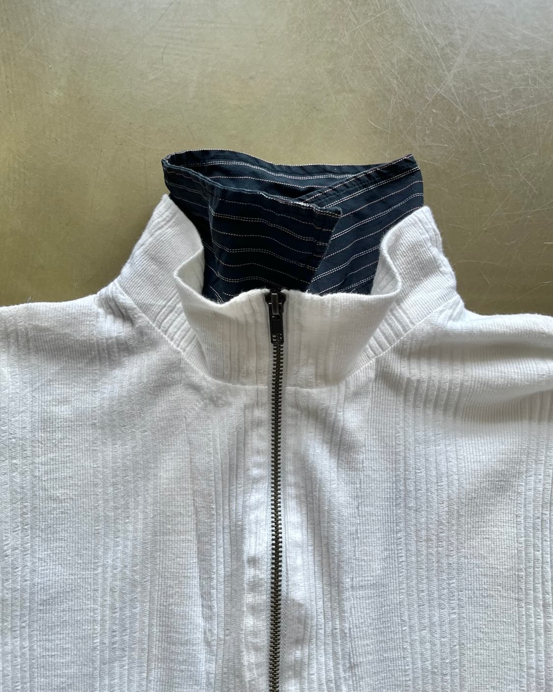 90-00s OVAL DICE Golgi Knit Half Zip-up 상품이미지4