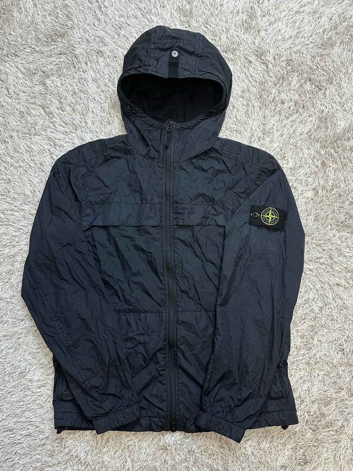 [M] 정품 스톤아일랜드 24SS 크링클랩스 R-NY 후드 네이비 상품이미지2