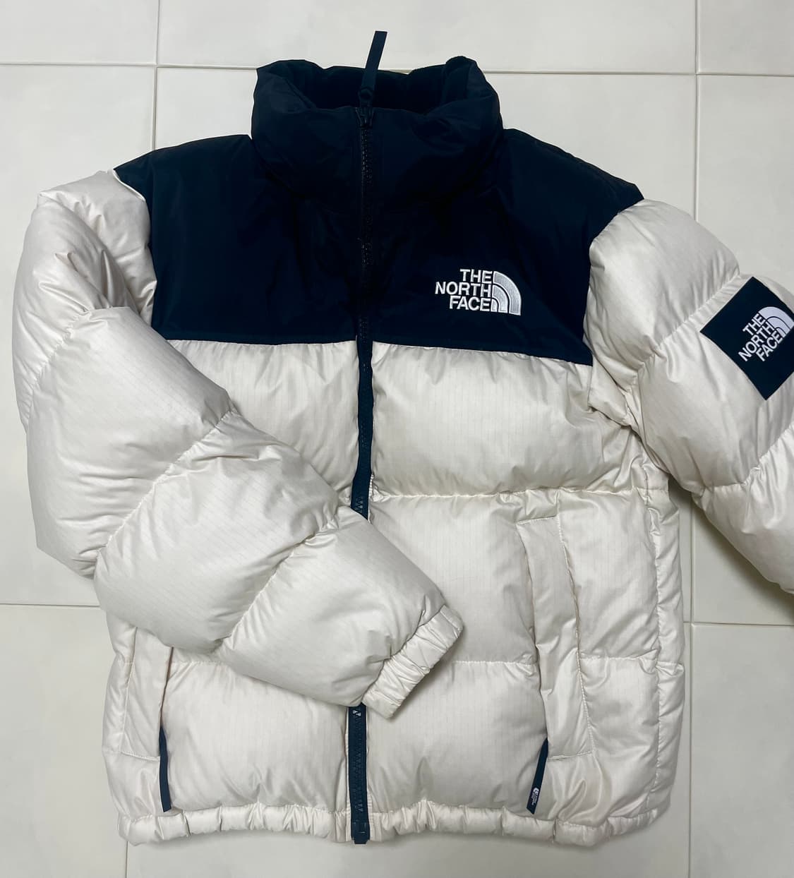 노스페이스 눕시 화이트라벨 노벨티 패딩 아이보리 S(90) 상품이미지1