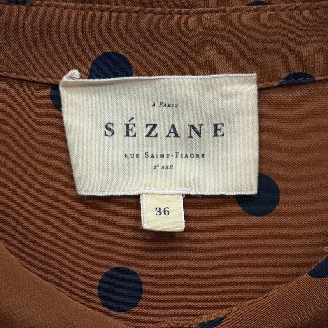 세잔 도트 블라우스 v2375 상품이미지5