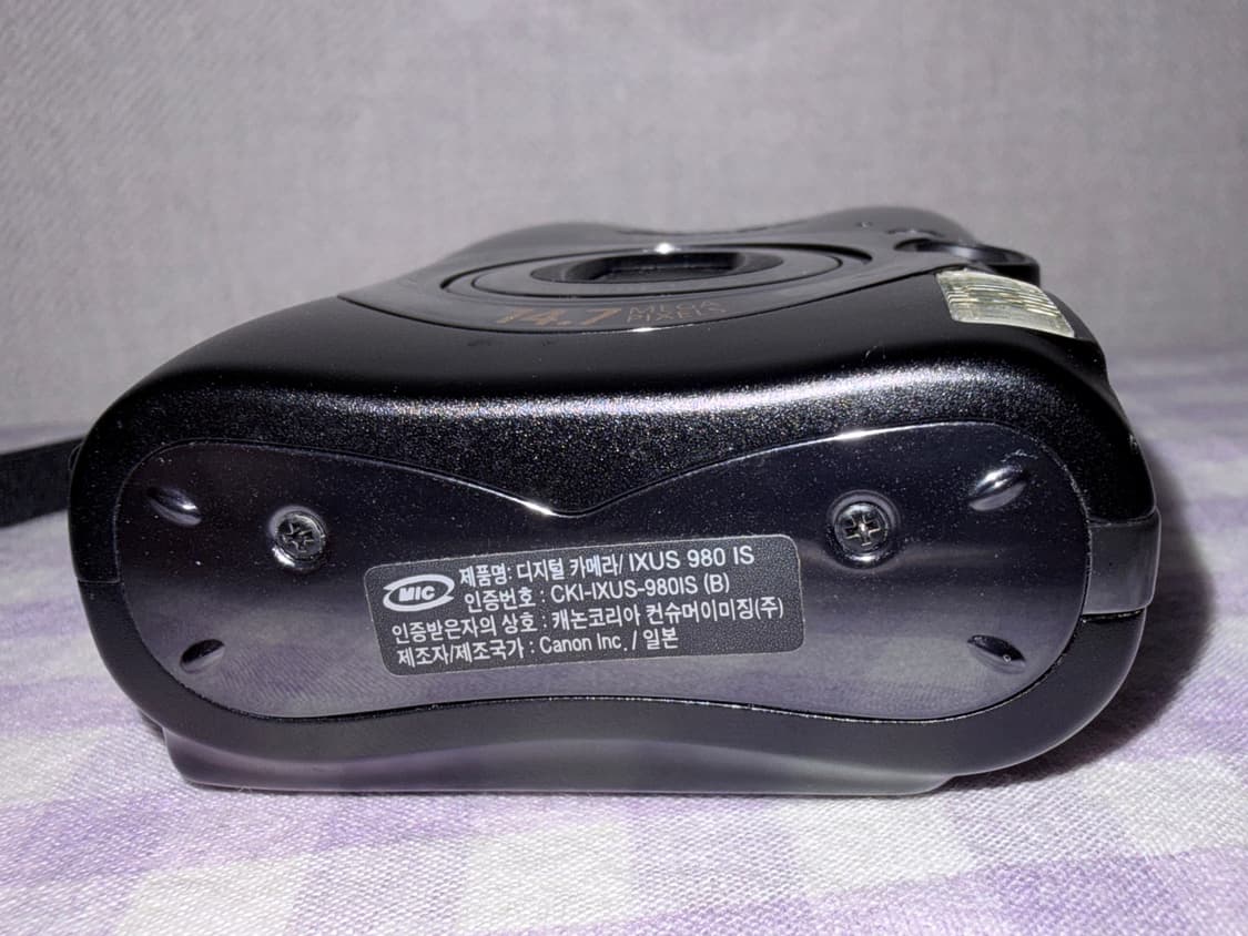 Canon IXUS 980 IS 캐논 익서스 디지털카메라 빈티지 디카 상품이미지8