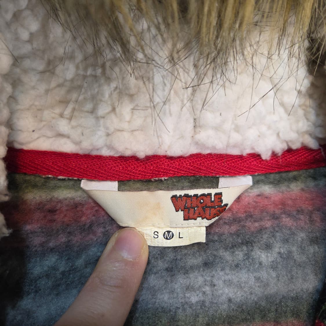 WHOLE HAUSS 홀하우스 스머프 노르딕 니트 퍼후드 집업 (M) 상품이미지4