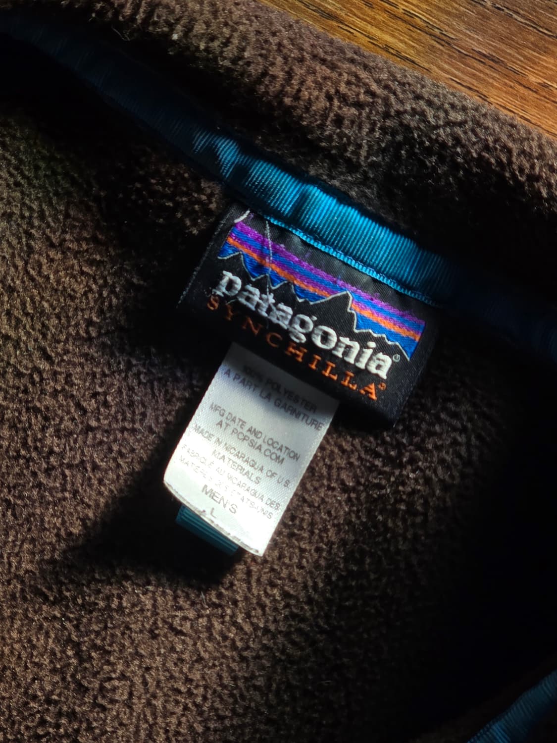 파타고니아 신칠라 스냅티 틸 브라운 L 헤비웨이트 상품이미지4