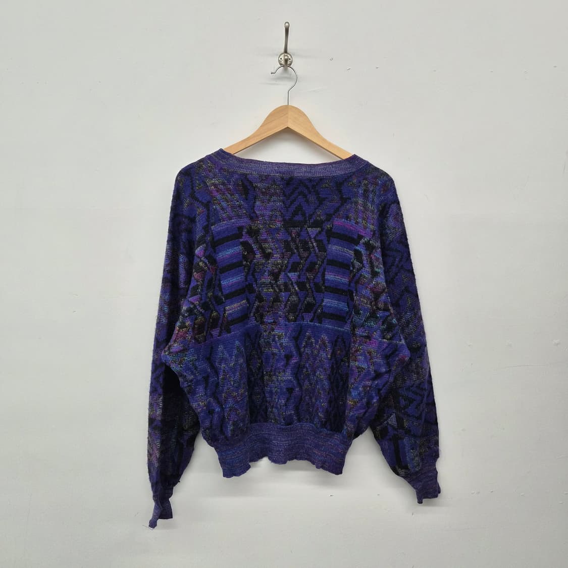 웅가로  라운드넥 퍼플 니트 여성 M 상품이미지7