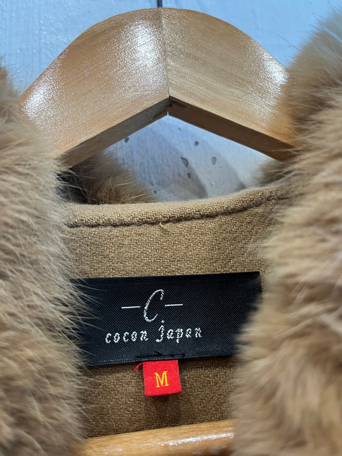 cocon japan 울 캐시미어 퍼 케이프 상품이미지6