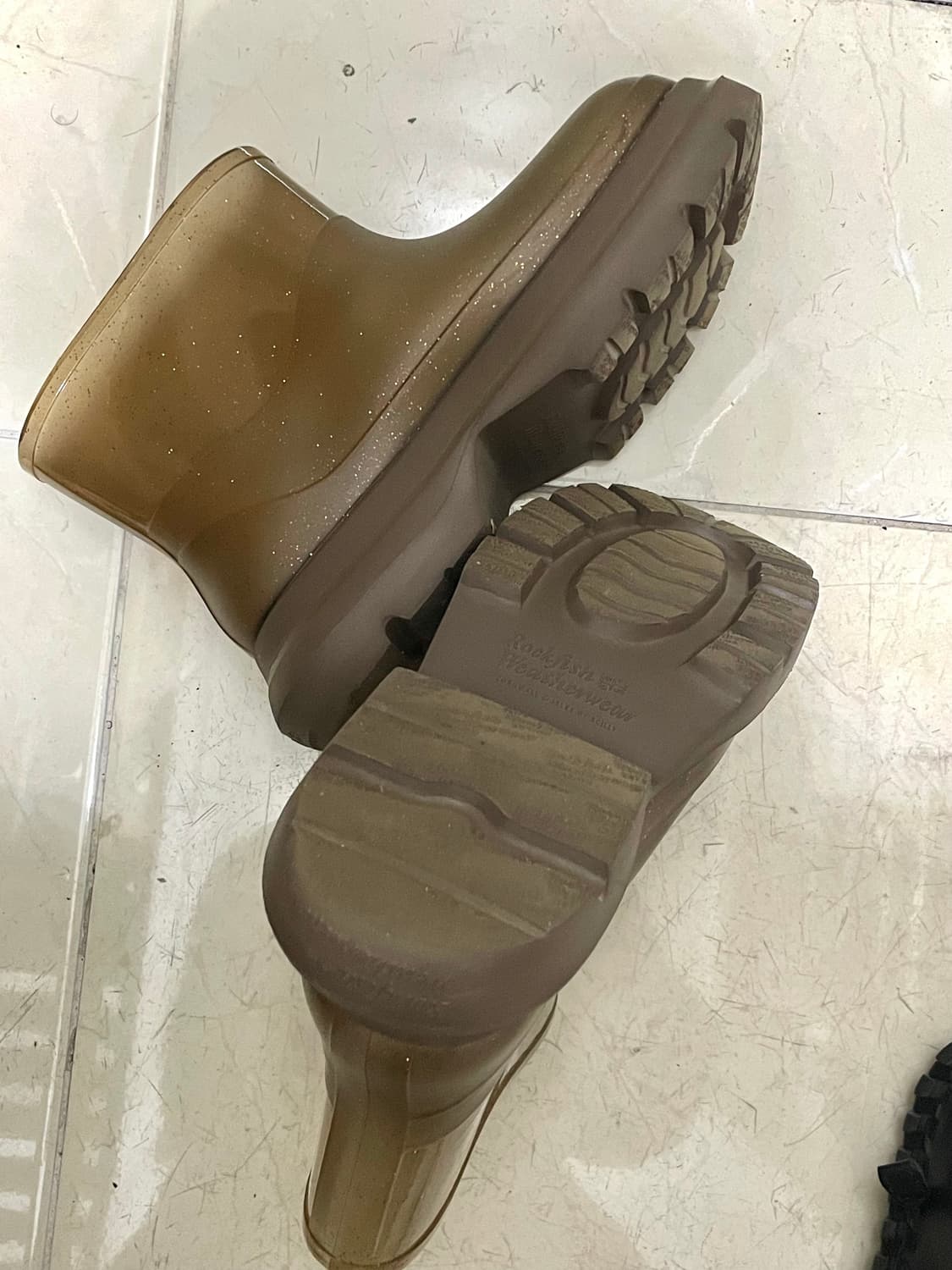 락피쉬웨더웨어 글리터 브라운장화 상품이미지3