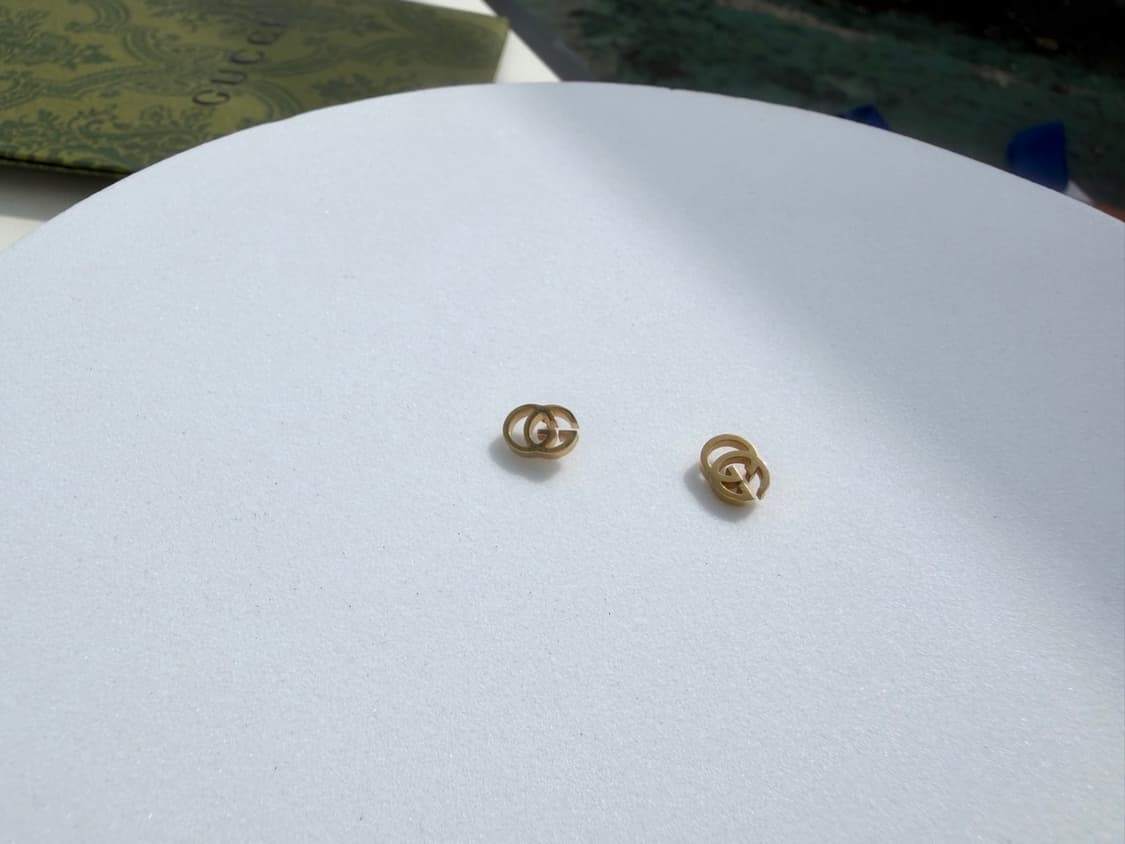 구찌 미니 더블G 골드 이어링 상품이미지7