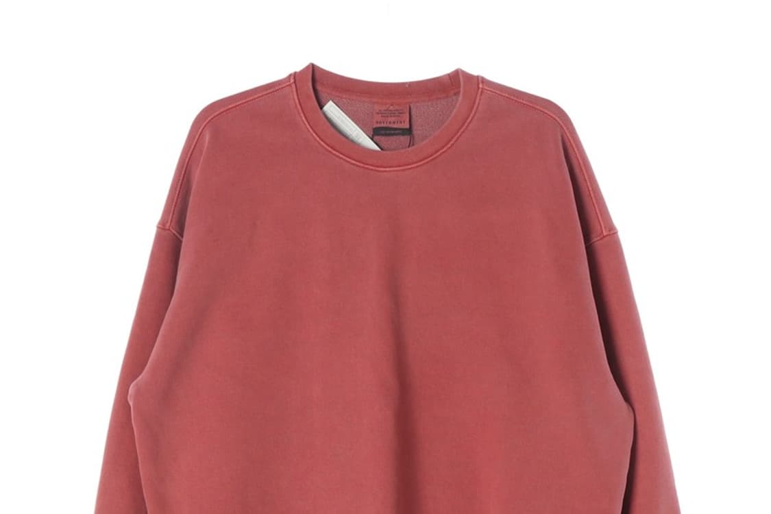 소버먼트 피그먼트 가먼트다잉 헤비 맨투맨 XL 상품이미지3