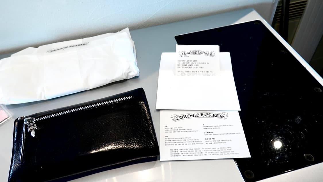 크롬하츠 웨이브 레더 장지갑 상품이미지9