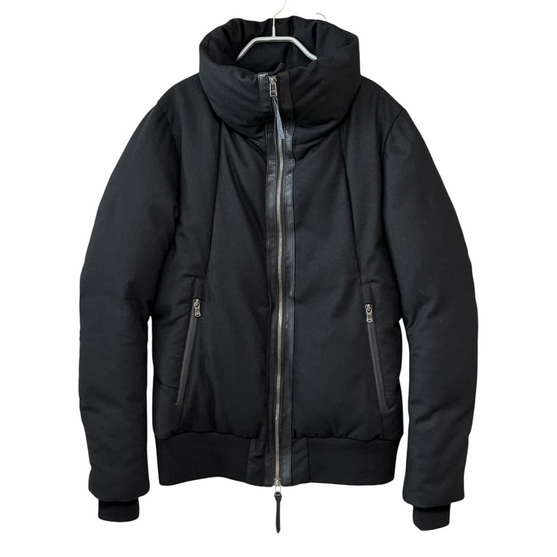 [3] The viridi anne FW14 하이넥 레더 다운재킷 상품이미지1