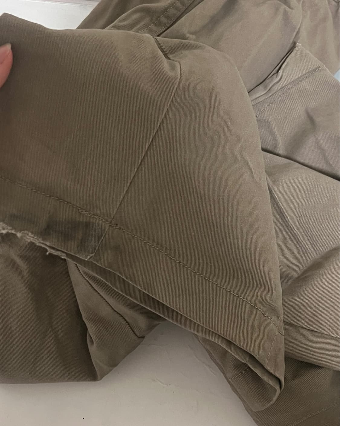 에이블라 밴딩 와이드팬츠 베이지 상품이미지4