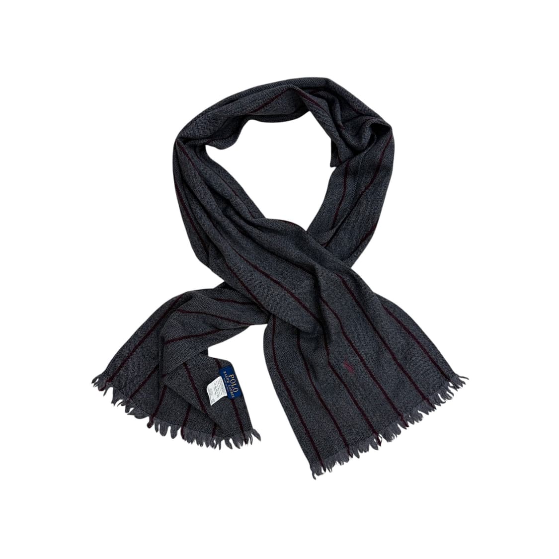 폴로 차콜 헤링본 머플러 목도리 상품이미지2