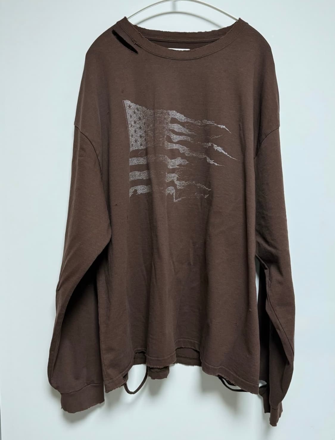 [L] kamiya 디스트로이드 워싱 브라운 상품이미지2