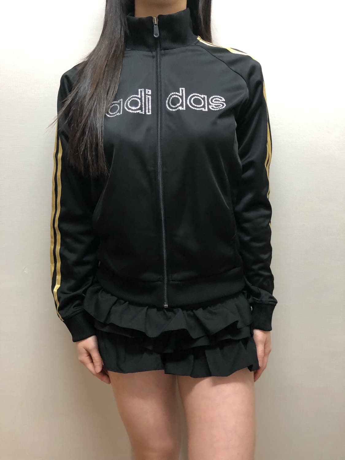 빈티지 블랙 아디다스 큐빅 져지 상품이미지1