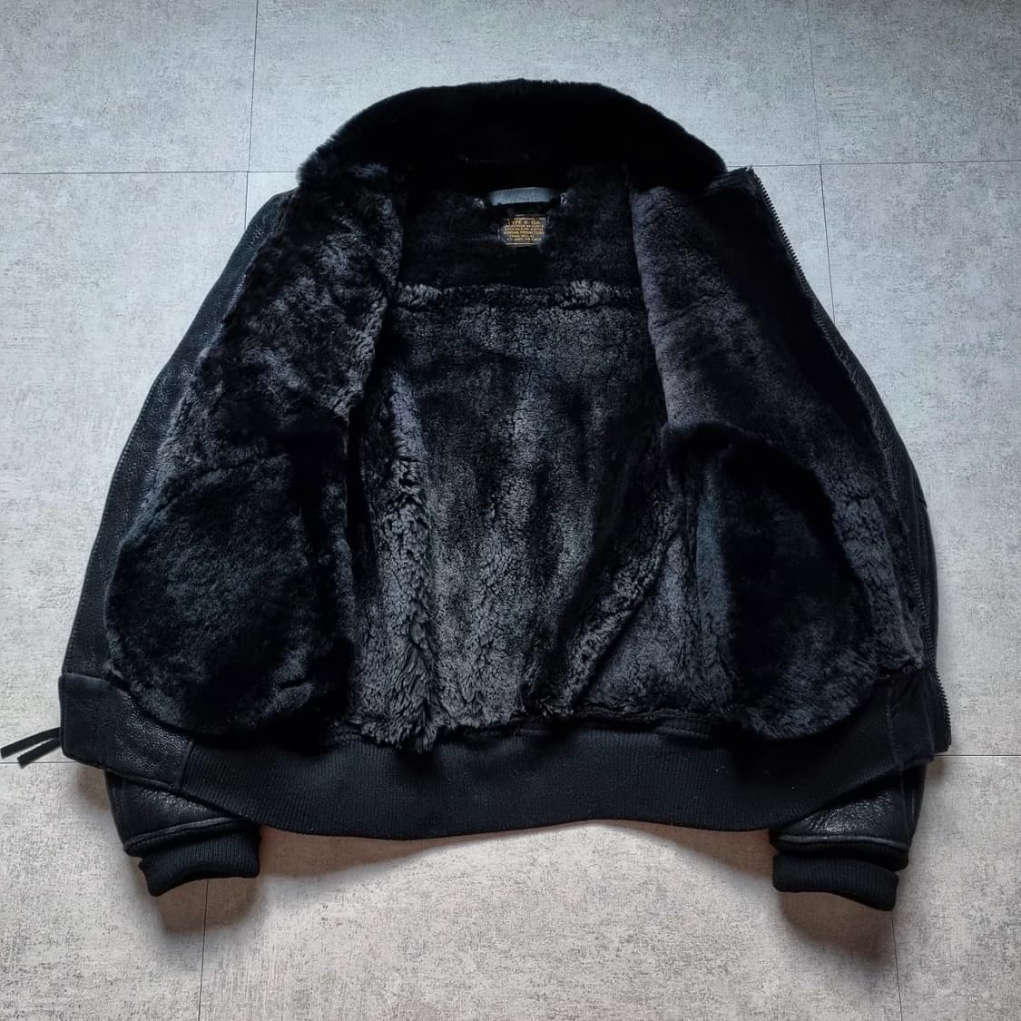 jpn Morgan B-15A 쉐어링 자켓 블랙 105sz 상품이미지4