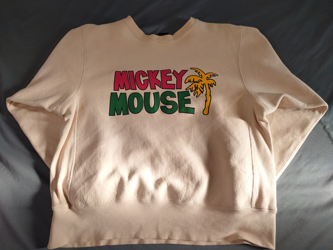 빈티지 레게 미키마우스 스웻셔츠 상품이미지2