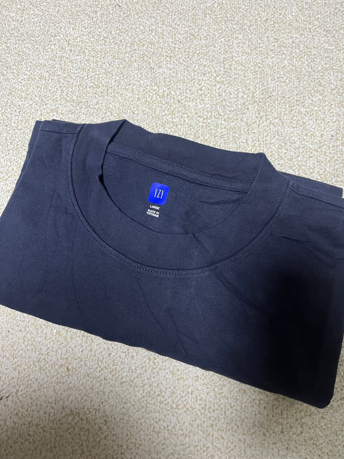 칸예 이지갭 숏슬리브 반팔 네이비 L 새상품 상품이미지2