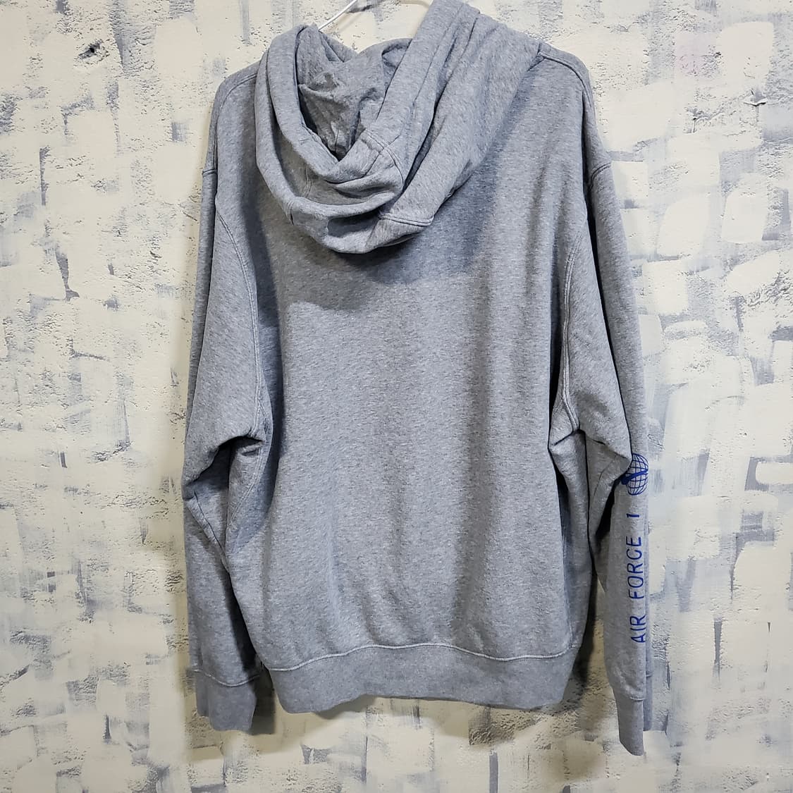 나이키 기모 에어포스 후드티 그레이  상품이미지2