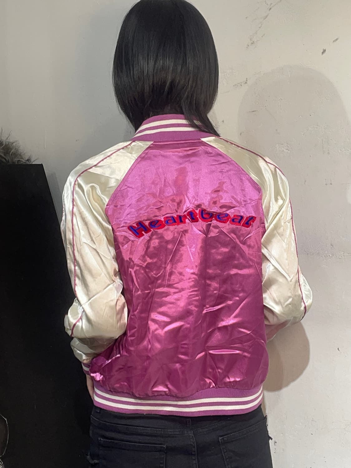 JPN 일본빈티지 y2k 핑크 스카잔 빅로고 갸루 스카쟌 S 상품이미지2