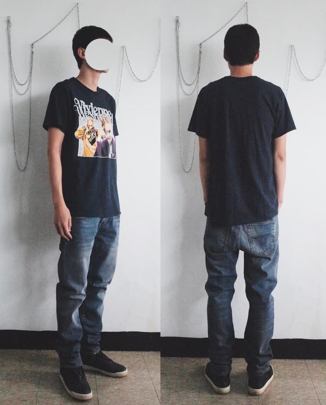 R13 새깅 워시드 진 상품이미지1