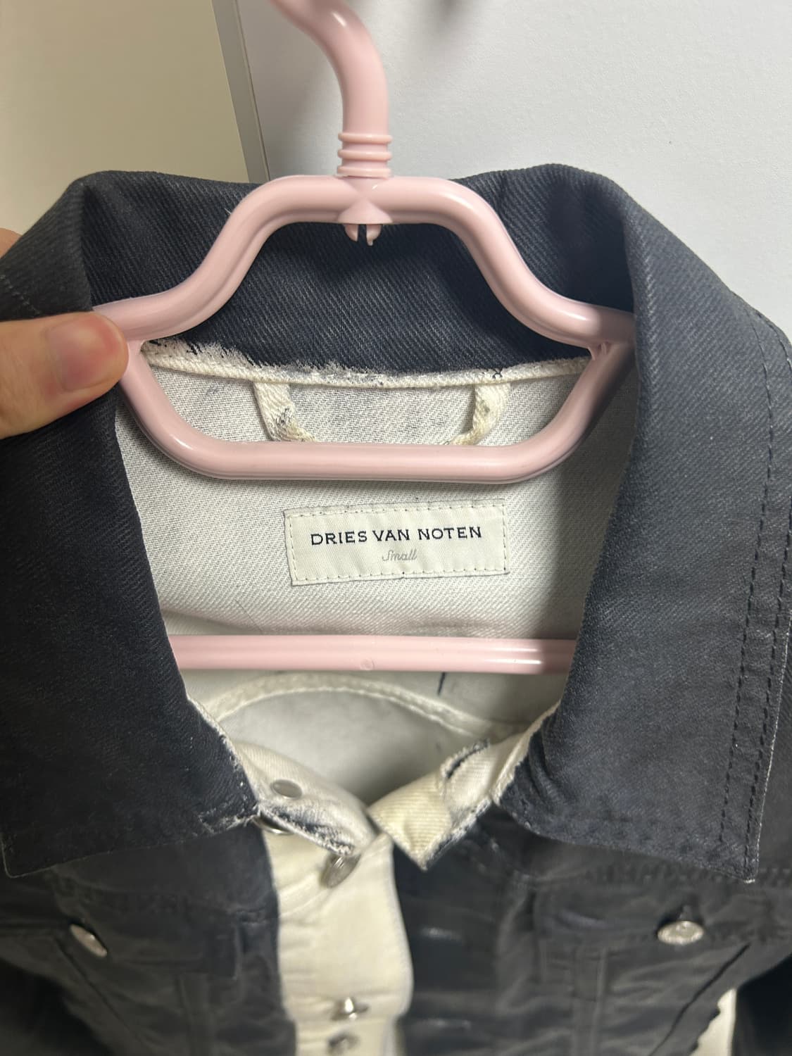 드리스반노튼 14aw 페인트 데님자켓 상품이미지3