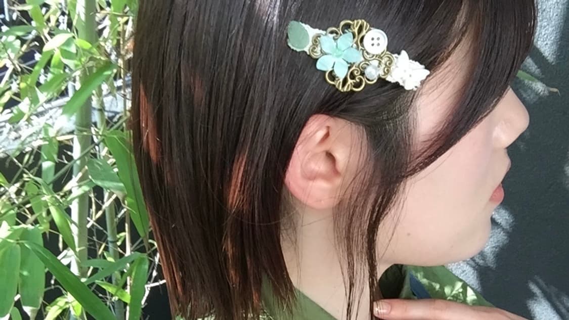 {오리엔탈} 비즈원석 핸드메이드 헤어핀 상품이미지5