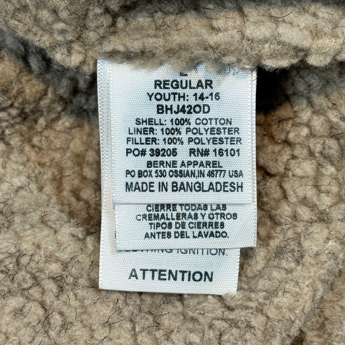 여S) BERNE 빈티지 워크웨어 액티브 자켓 올리브 모스그린 상품이미지8