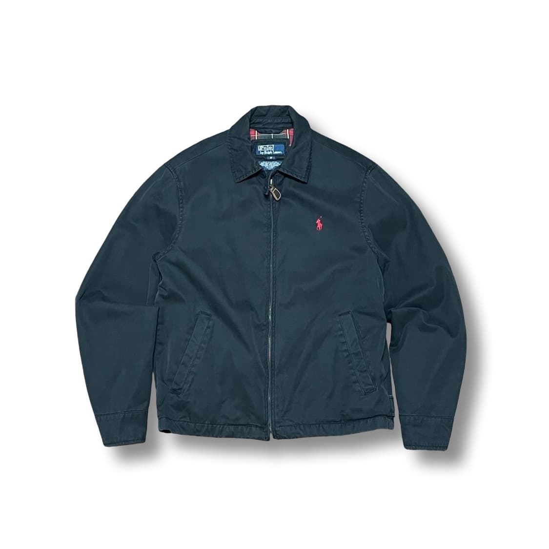 [S] 폴로 랄프로렌 블랙 레드포니 스윙톱 코튼 블루종 자켓 상품이미지1