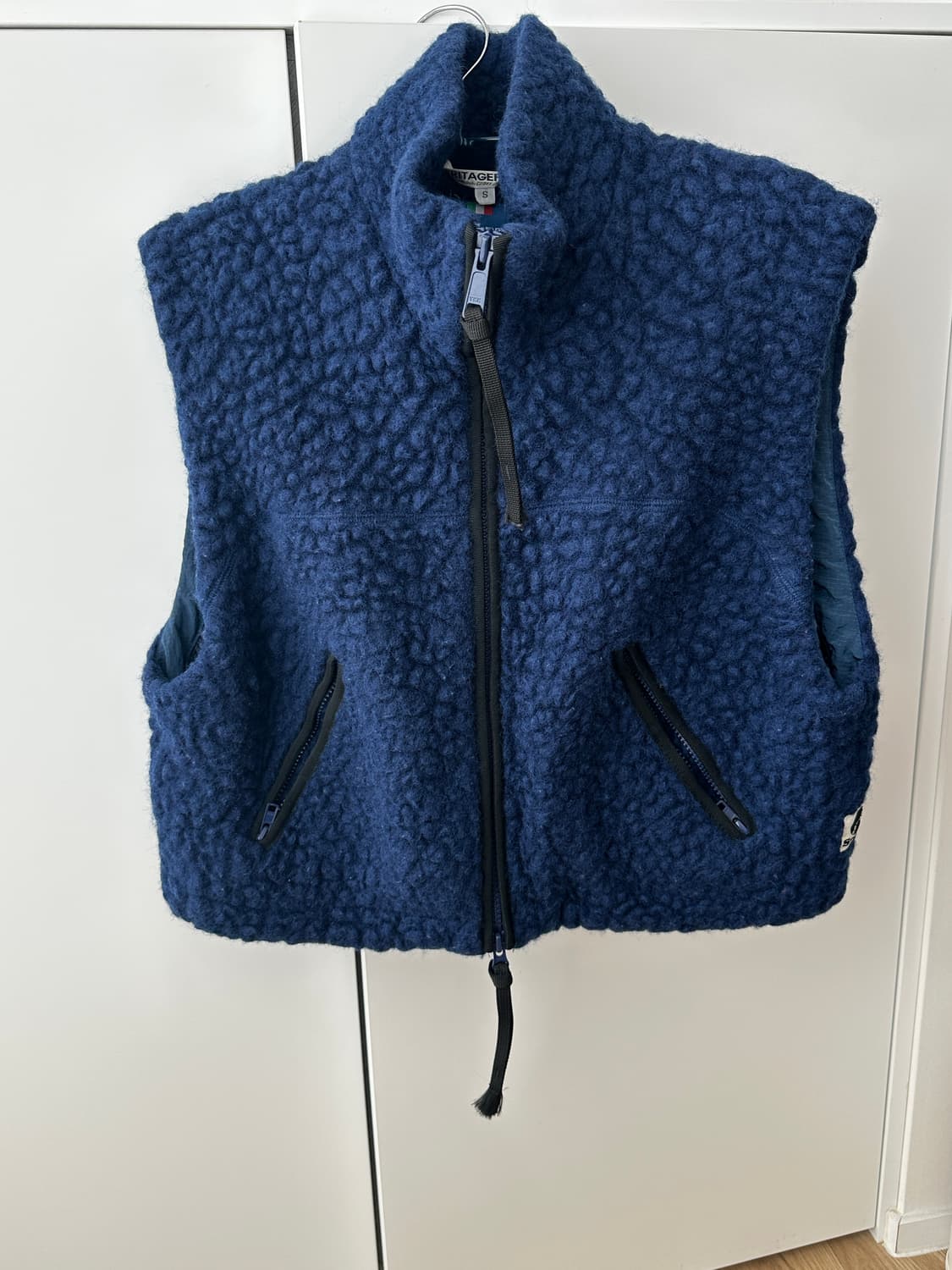 헤리티지플로스 울 파일 플리스 조끼 상품이미지1