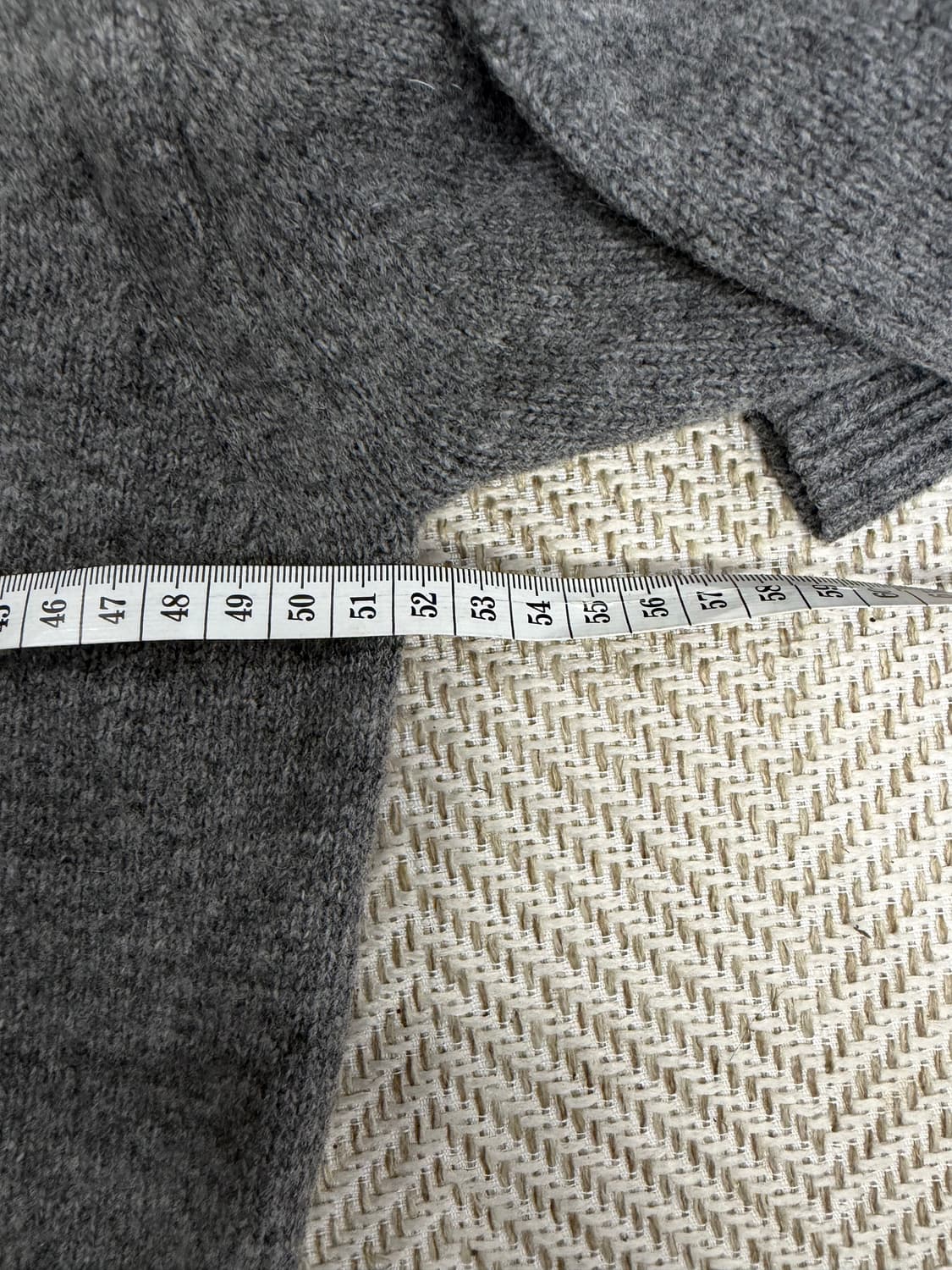 정품) 렉토 여성 회색 절개 니트 M 상품이미지9