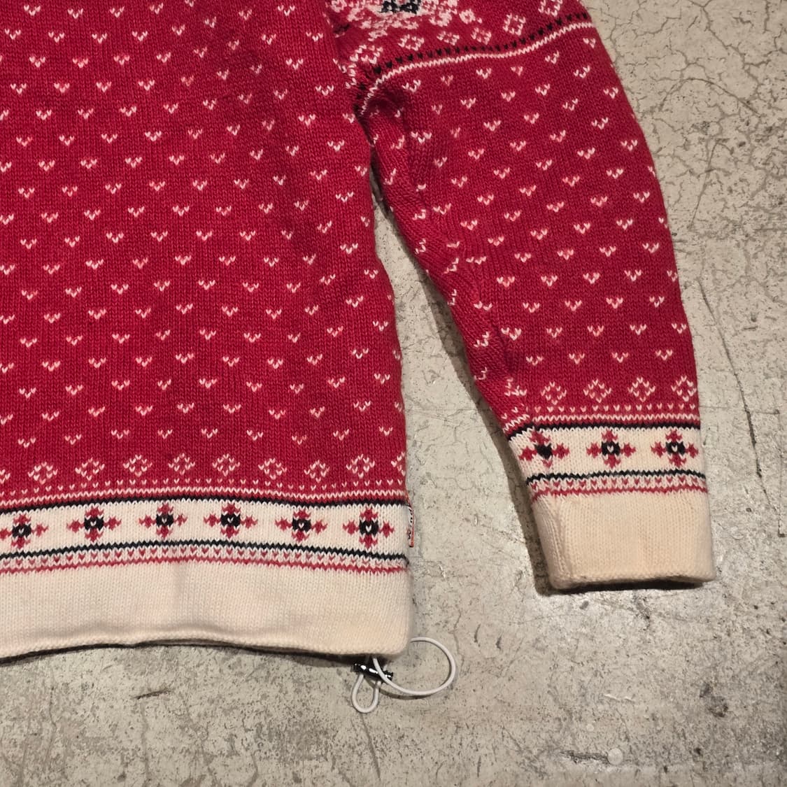 80s Flli Campagnolo 노르딕 페어아일 하프집업 스웨터 상품이미지4