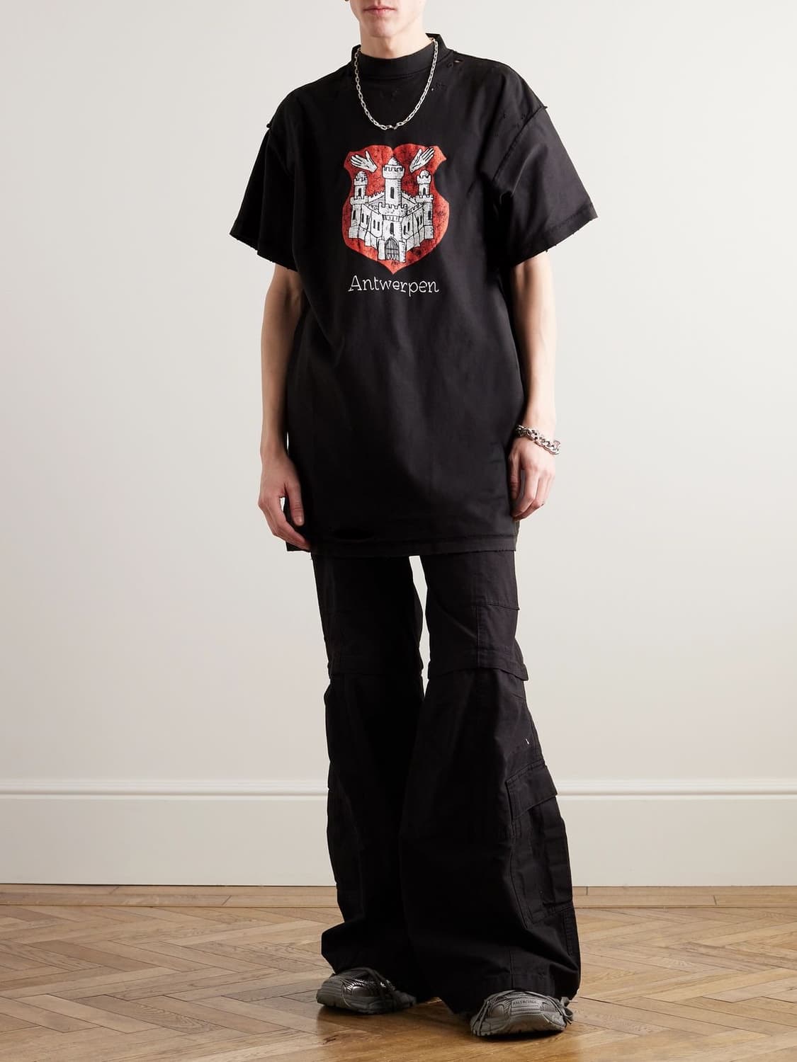 발렌시아가  한정판 엔트워프 반팔 size 1 상품이미지1