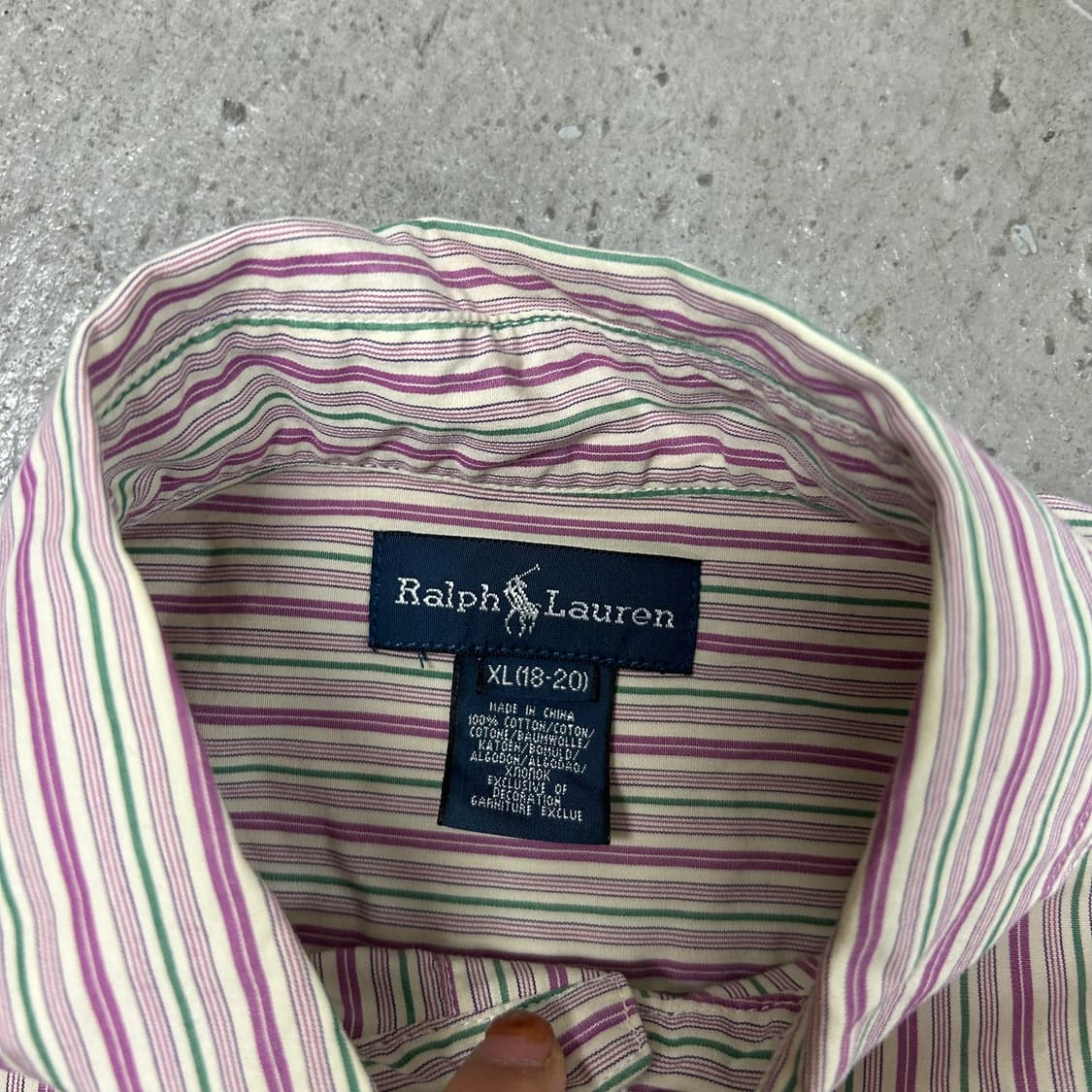 폴로 스트라이프 셔츠[1373] 상품이미지6