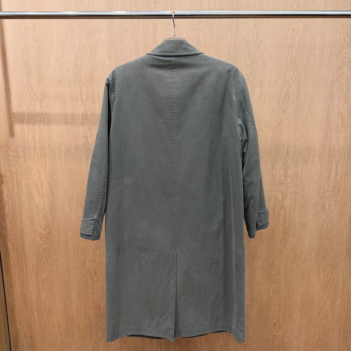 C.P. 컴퍼니 싱글 브레스티드 코트 퀄팅 안감 플랩 포켓 디테일 브라운 상품이미지3