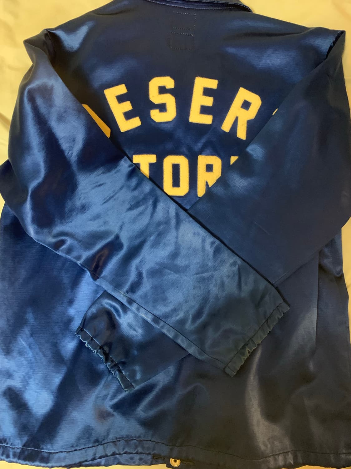 더블탭스 이뱃필드 코치자켓 블루 상품이미지2