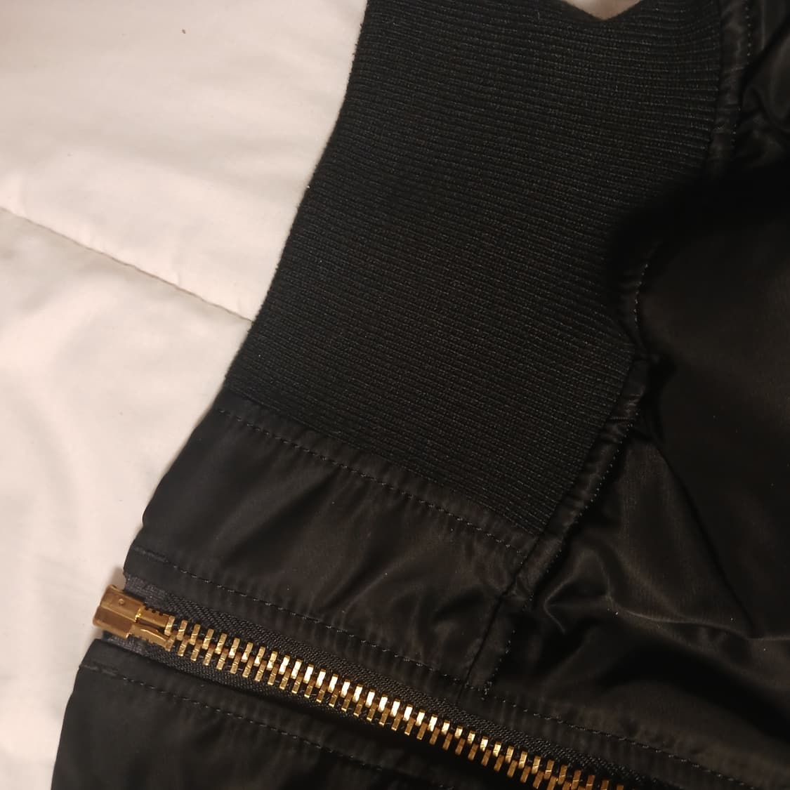 알파인더스트리 ma-1 플라이트 자켓 블랙 M 상품이미지3