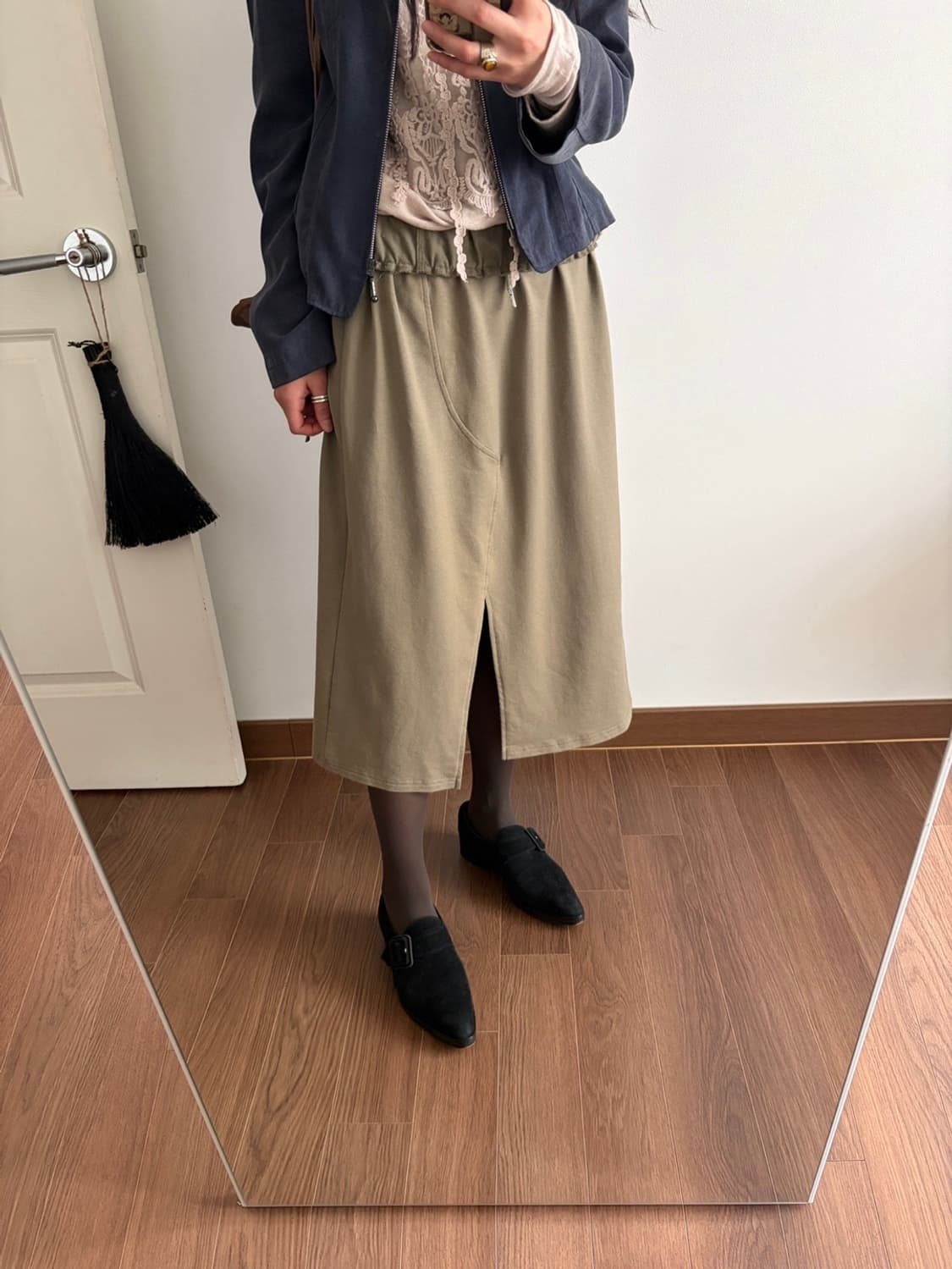 banding long skirt 상품이미지2