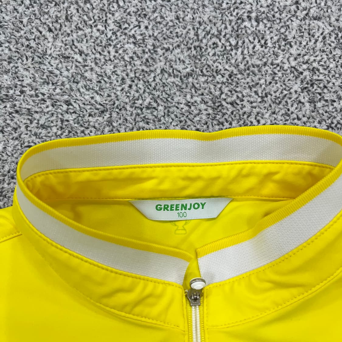 100 그린조이 골프 반집업 티셔츠 0313M 상품이미지2