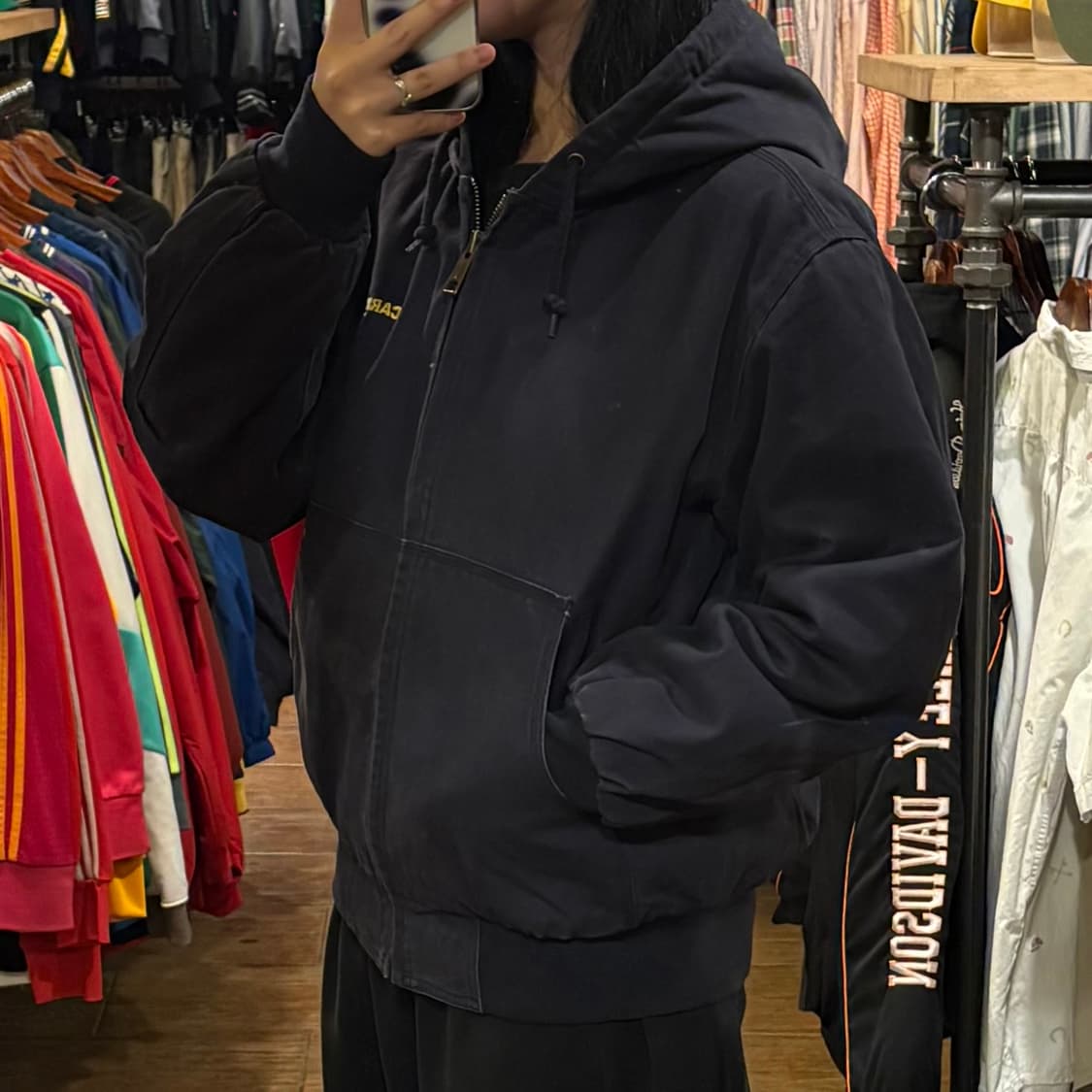 [HI] VTG 드라이덕 카맥스 후드 워크 자켓 네이비 상품이미지3