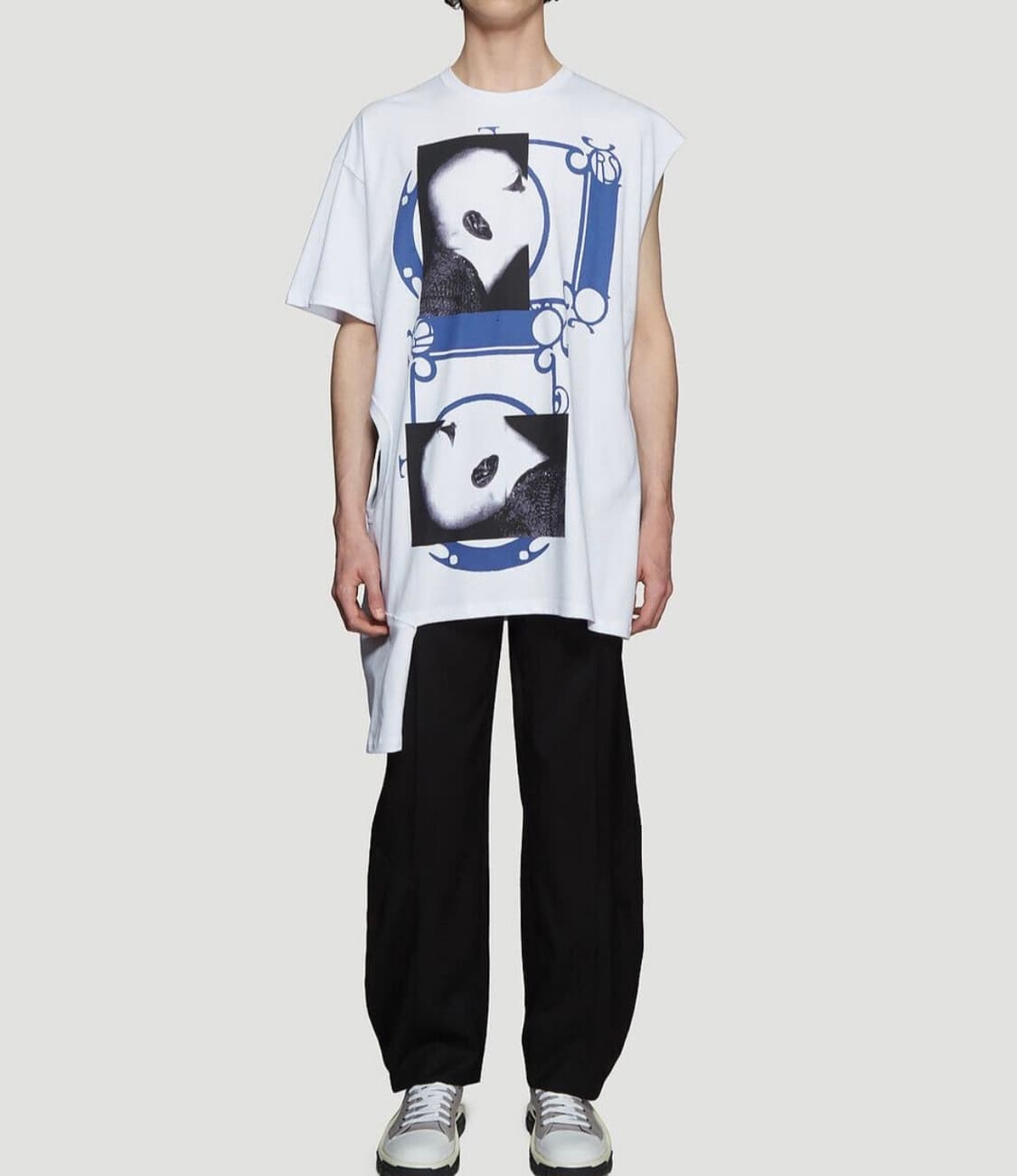 라프시몬스 - 19ss 사이드 오픈 티셔츠 상품이미지2