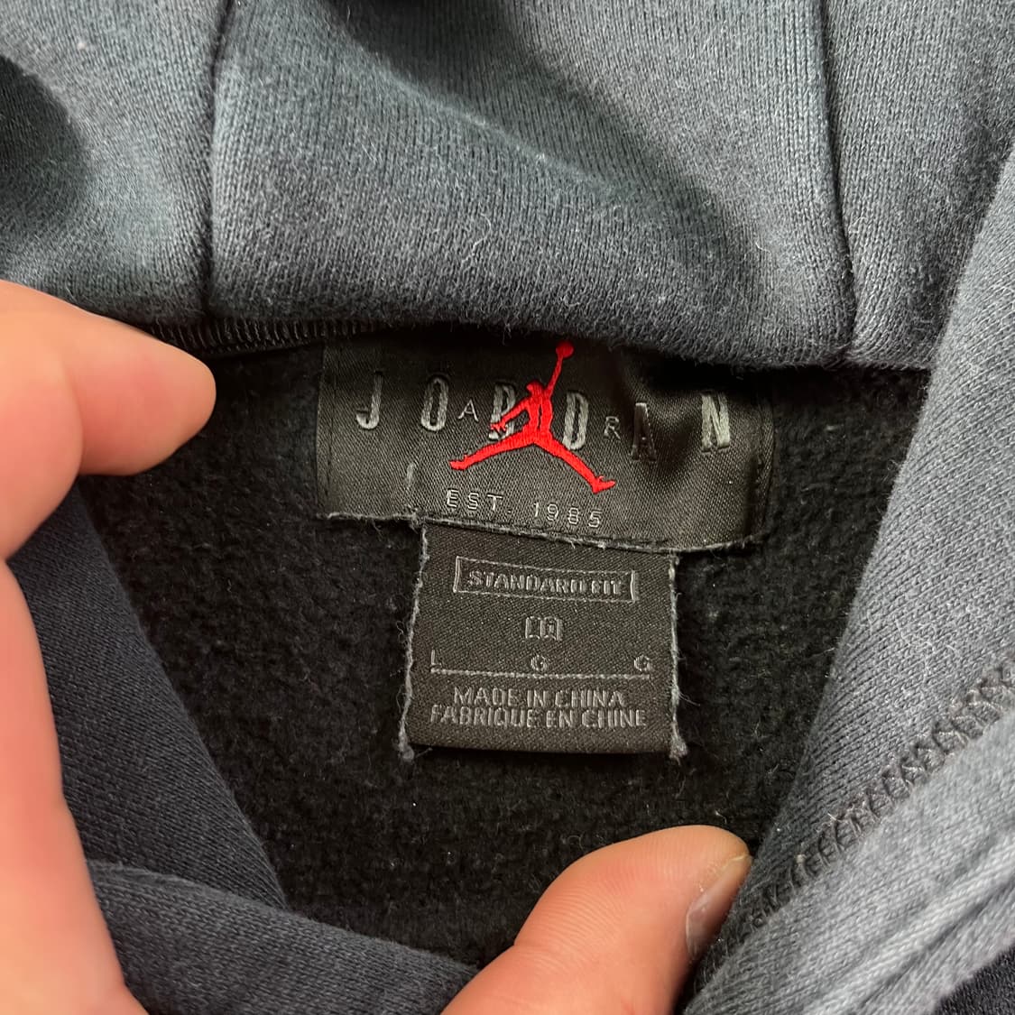 100 조던 자수 빅로고 후드티 상품이미지3