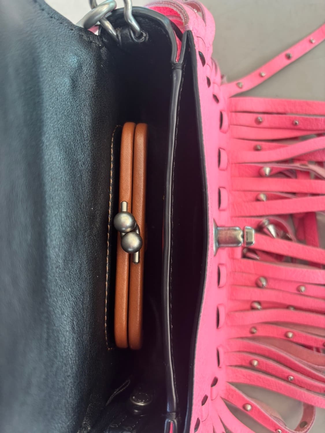 Coach Mini Fringe Leather Bag 상품이미지8