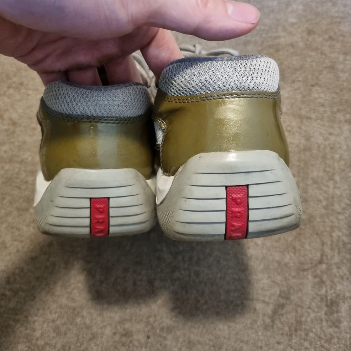 프라다 아메리칸컵 그린 카키 uk8 상품이미지4