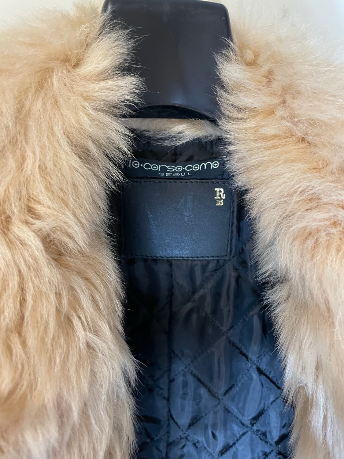 R13 리얼 퍼 바이커 자켓 상품이미지4