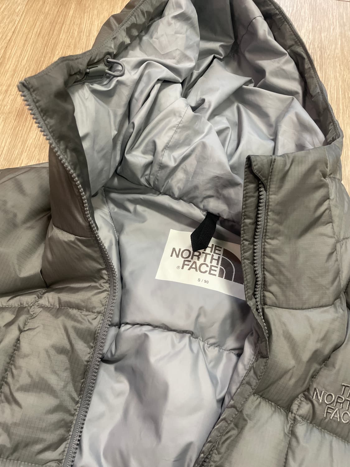 노스페이스 웨이브 LT 온 자켓 그레이 스몰 사이즈 상품이미지2